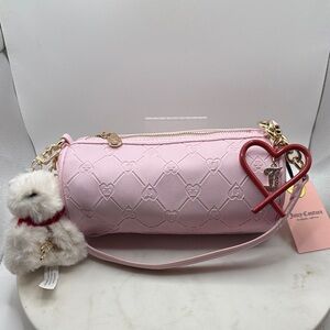 Juicy Couture Light Pink Mini Bag with Heart Accent